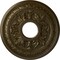 Ekena Millwork Baltimore Ceiling Medallion (Fits Canopies up to 5 1/2"), 15 3/8"OD x 4 1/4"ID x 1 1/2"P, Brass CM15BABRS - alternate 1